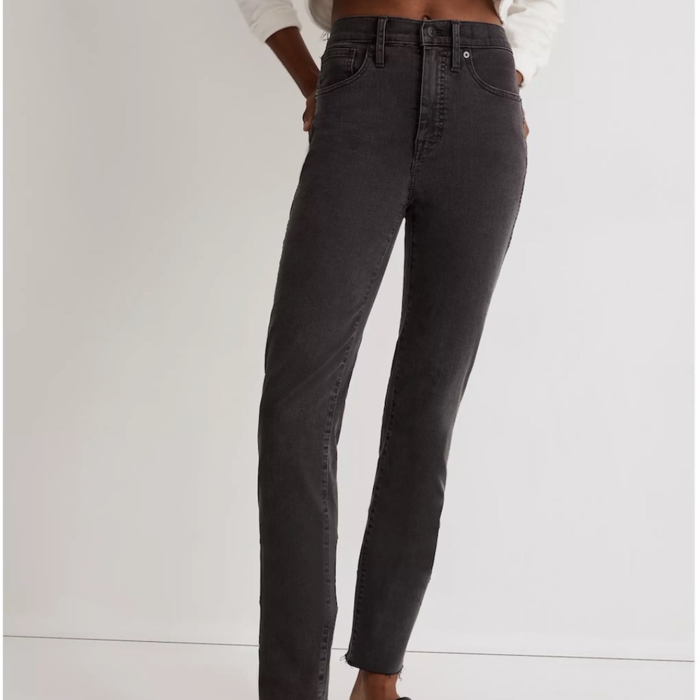 raw hem madewell high rise jeans NWT